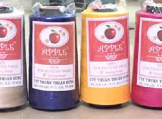 CHỈ MAY CÔNG NGHIỆP (trắng + đen + màu)